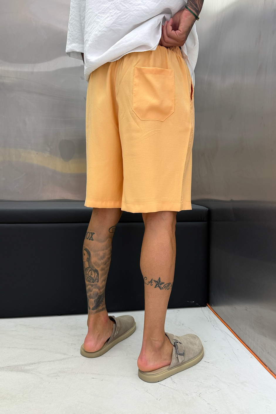 Hardal MODAL KUMAŞ OVERSIZE ŞORT