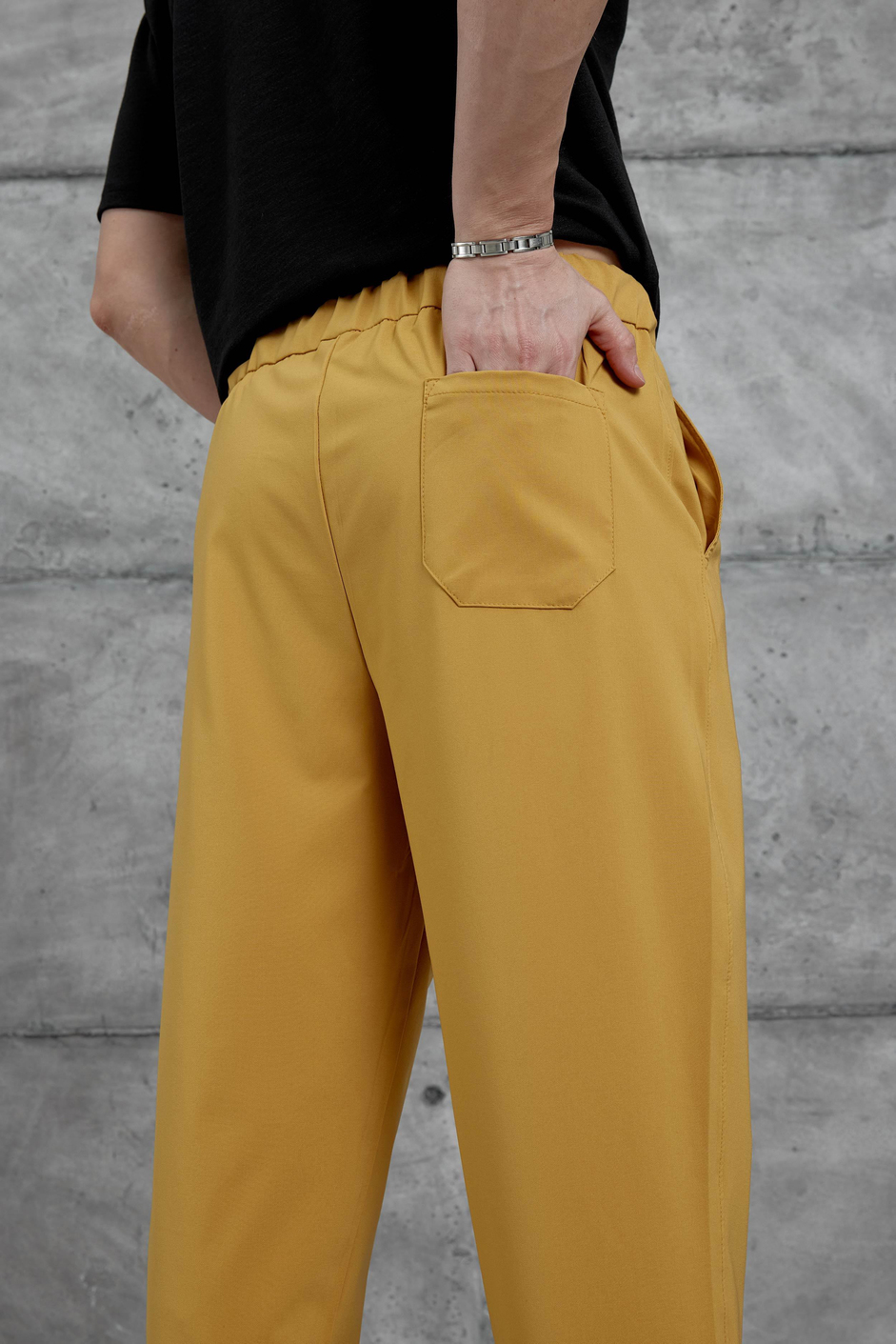 Hardal Nmrc Paraşüt Kumaş Boyfriend Pantolon