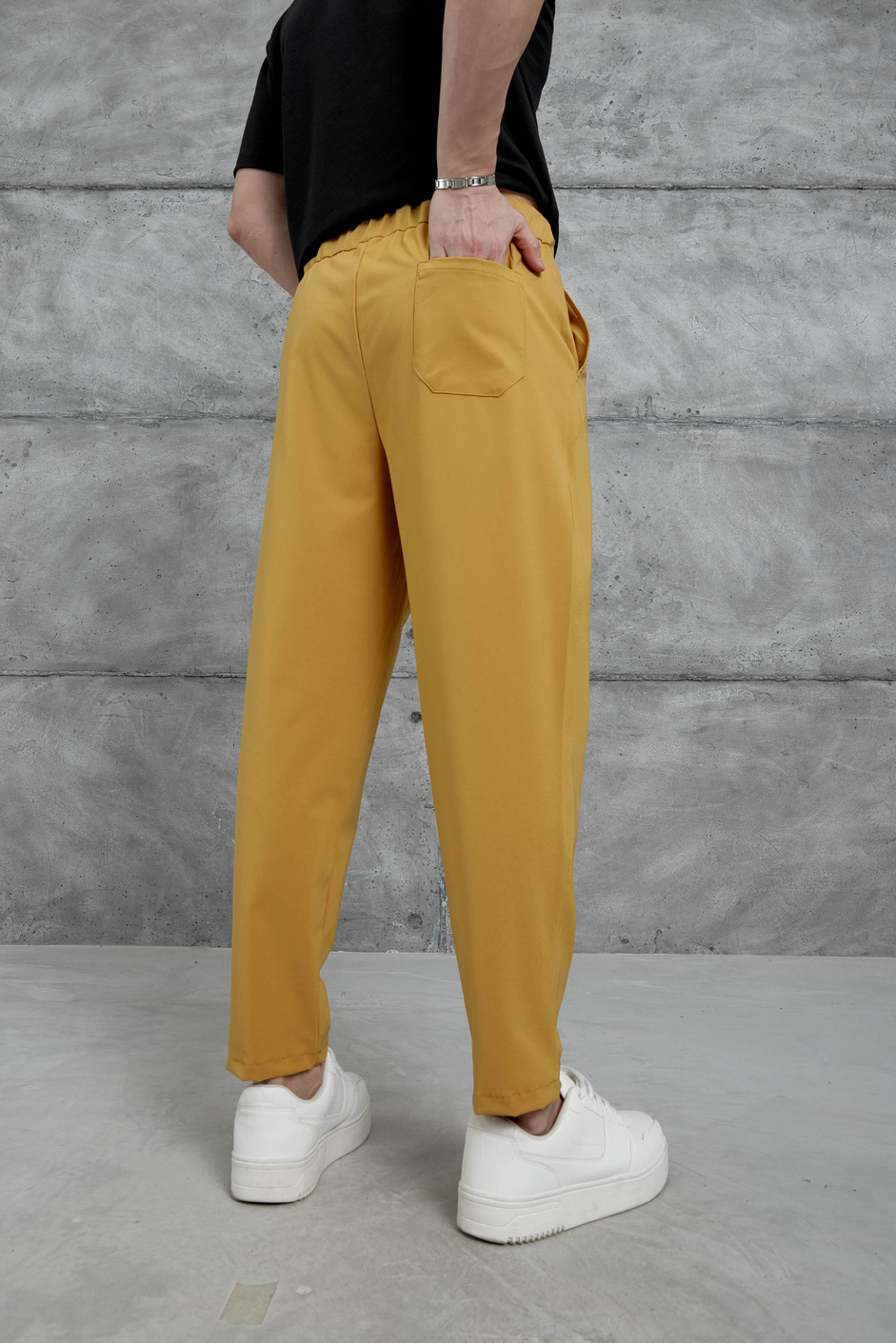 Hardal Nmrc Paraşüt Kumaş Boyfriend Pantolon