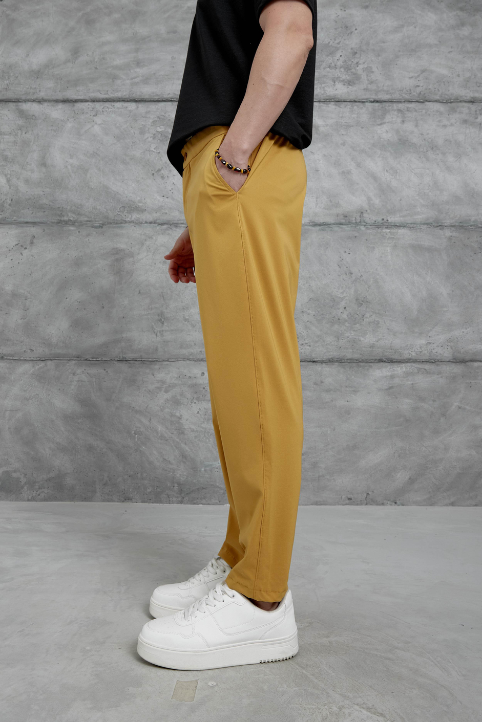 Hardal Nmrc Paraşüt Kumaş Boyfriend Pantolon