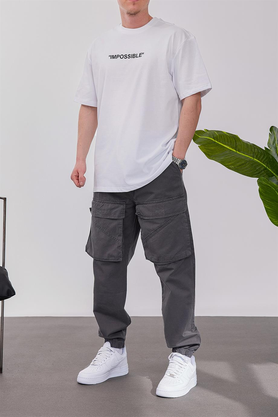 Impossible Beyaz Tshirt