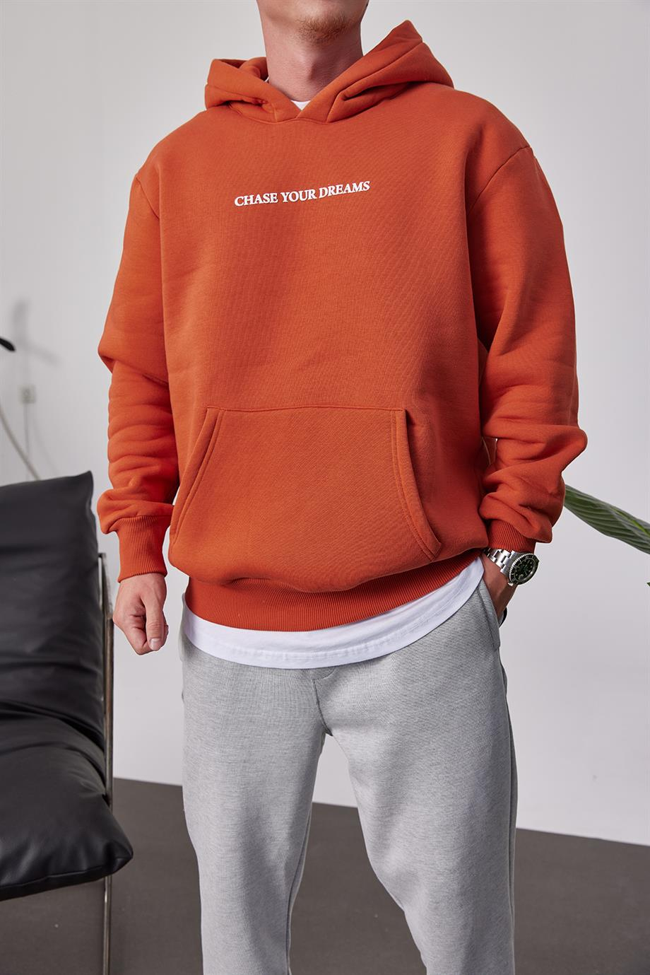 Jordan 23 Kiremit Kapüşonlu Sweatshirt