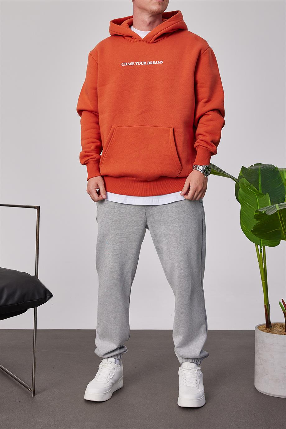 Jordan 23 Kiremit Kapüşonlu Sweatshirt