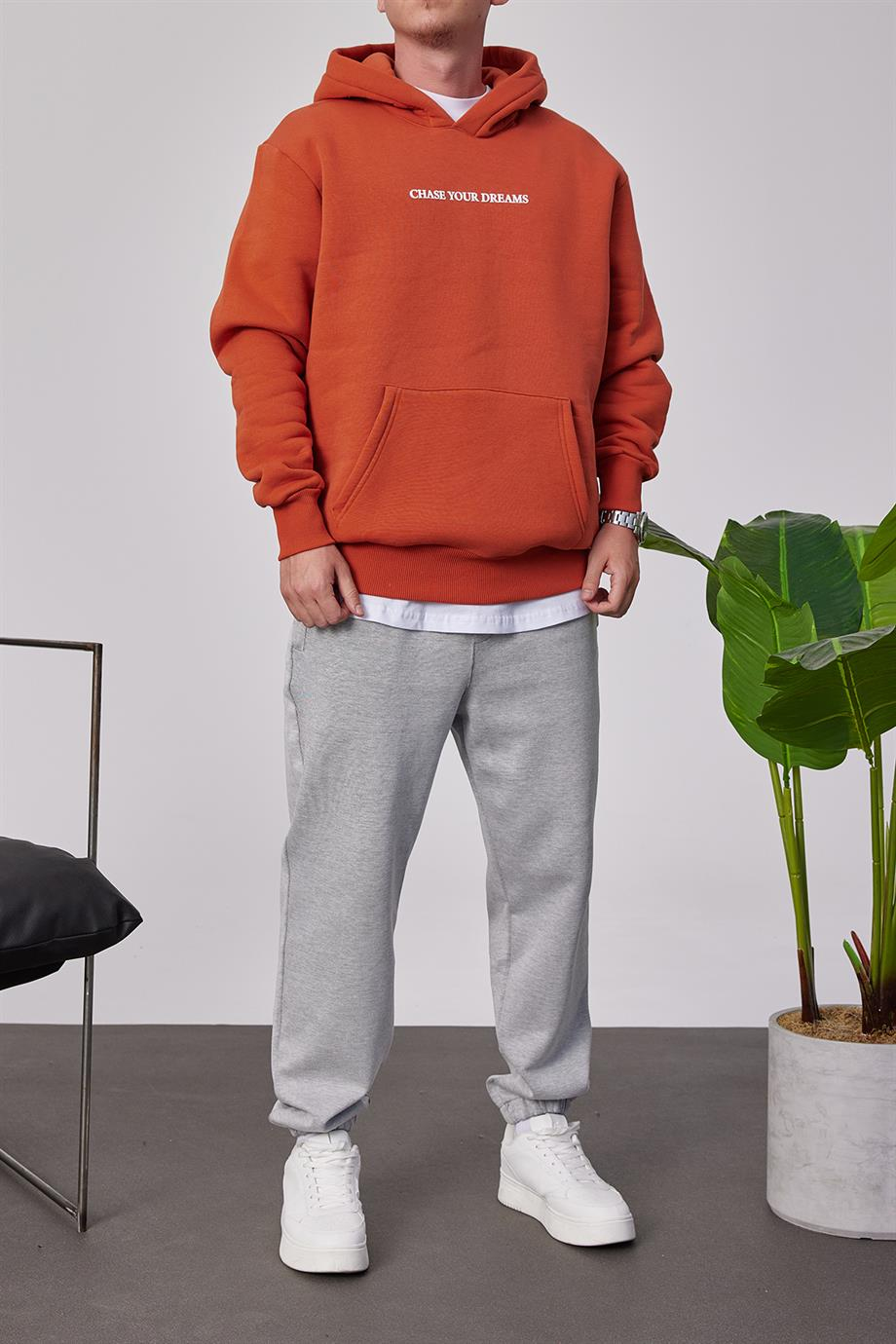 Jordan 23 Kiremit Kapüşonlu Sweatshirt