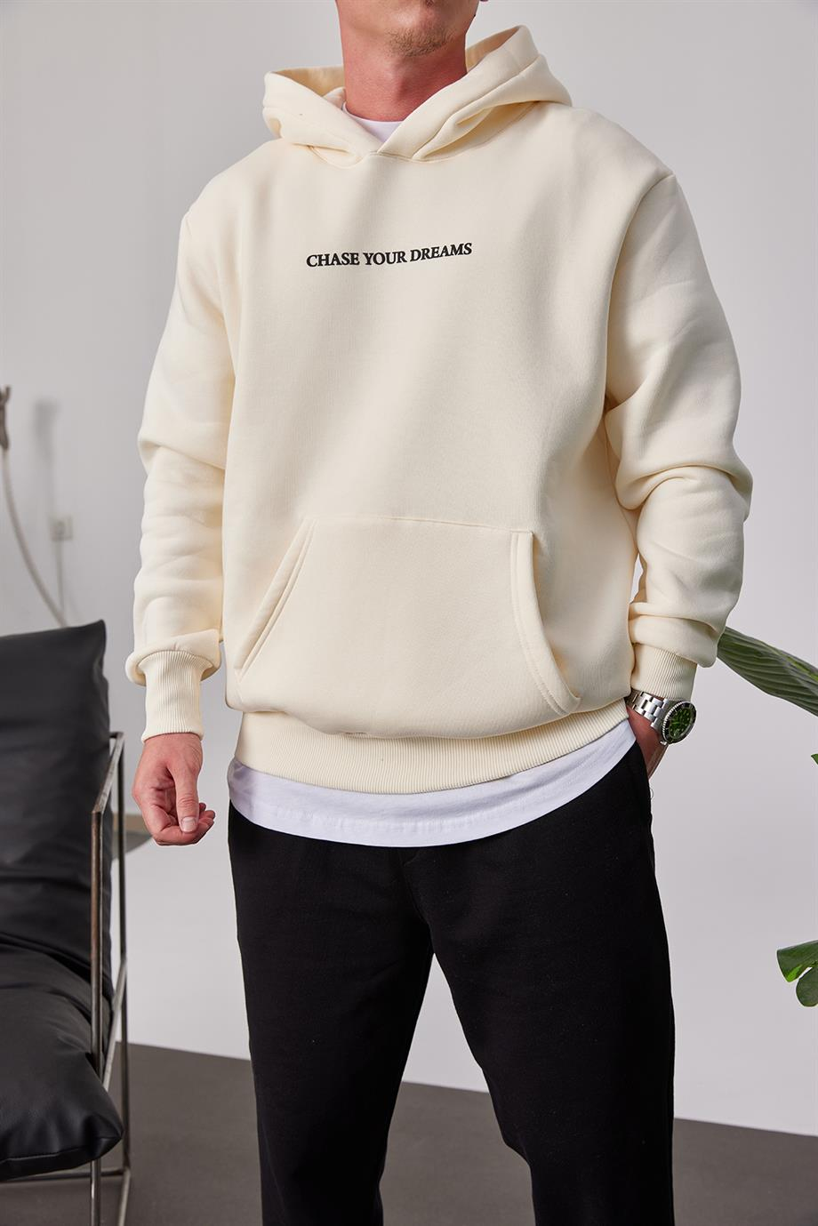 Jordan 23 Krem Kapüşonlu Sweatshirt