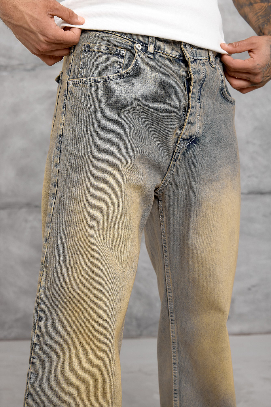Kahverengi MOBB BAGGY JEAN
