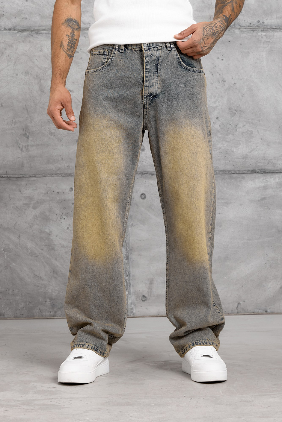 Kahverengi MOBB BAGGY JEAN
