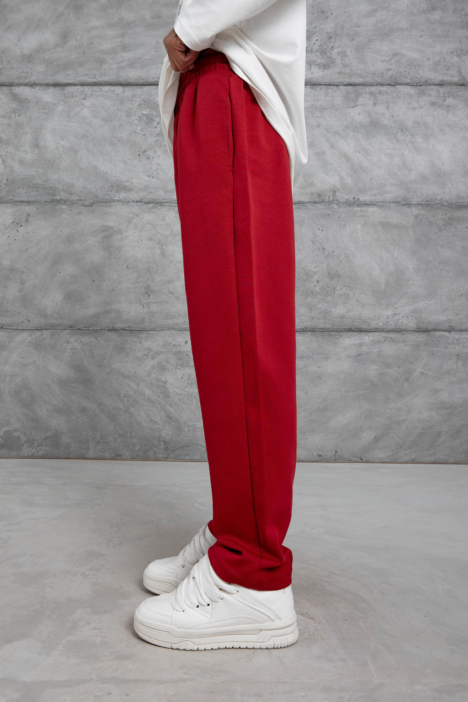 Kırmızı Basic Model Eşofman