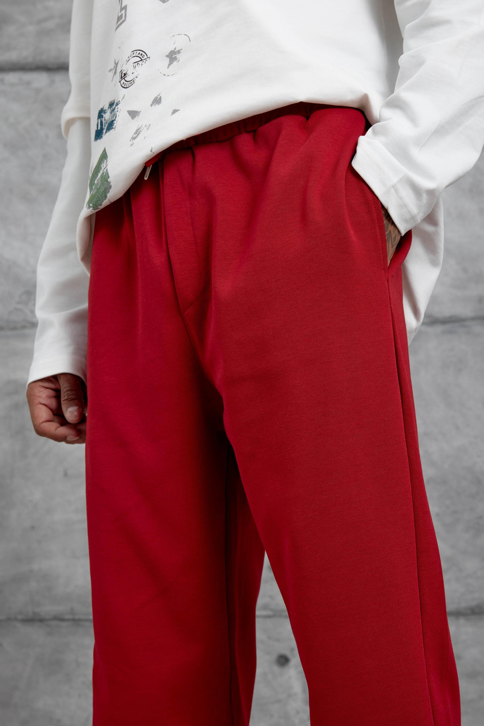 Kırmızı Basic Model Eşofman