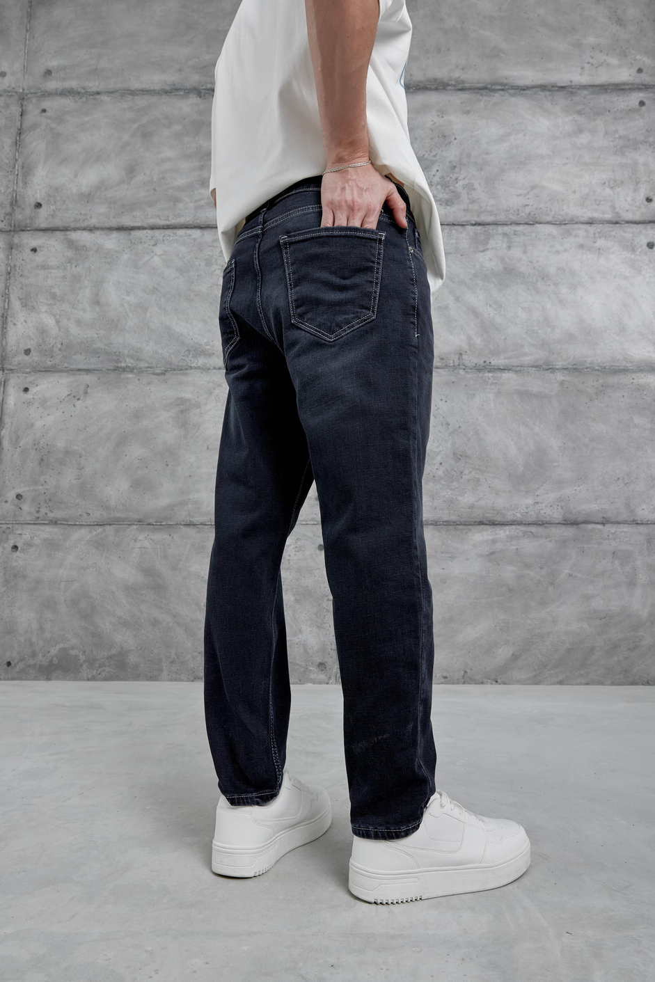 Koyu Lacivert Kp 730 Taşlamalı Bf Jean