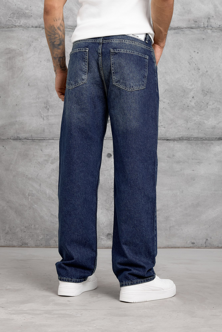 Koyu Lacivert MOBB BAGGY JEAN