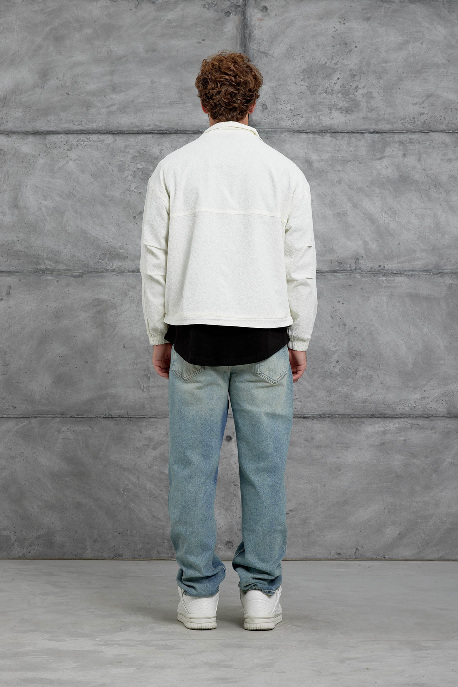 Krem 251 Mevsimlik Oversize Ceket