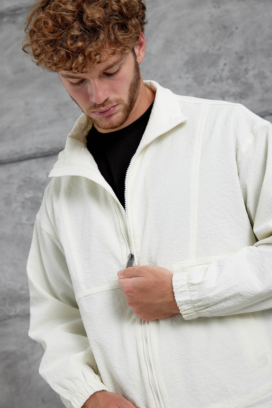 Krem 251 Mevsimlik Oversize Ceket