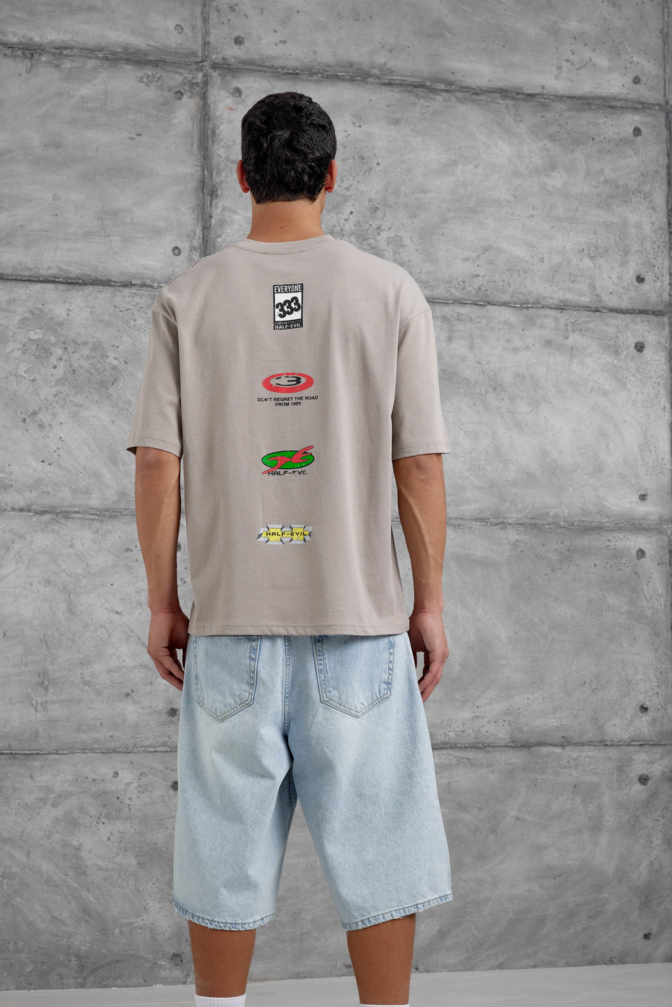 Krem Dont Regret The Road Oversize Tshirt