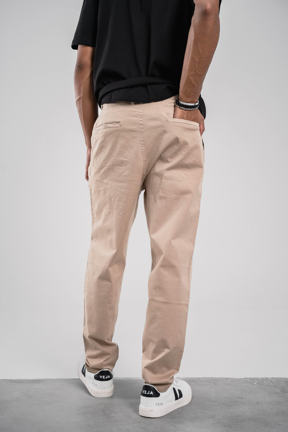 Krem Gabardin Pantolon