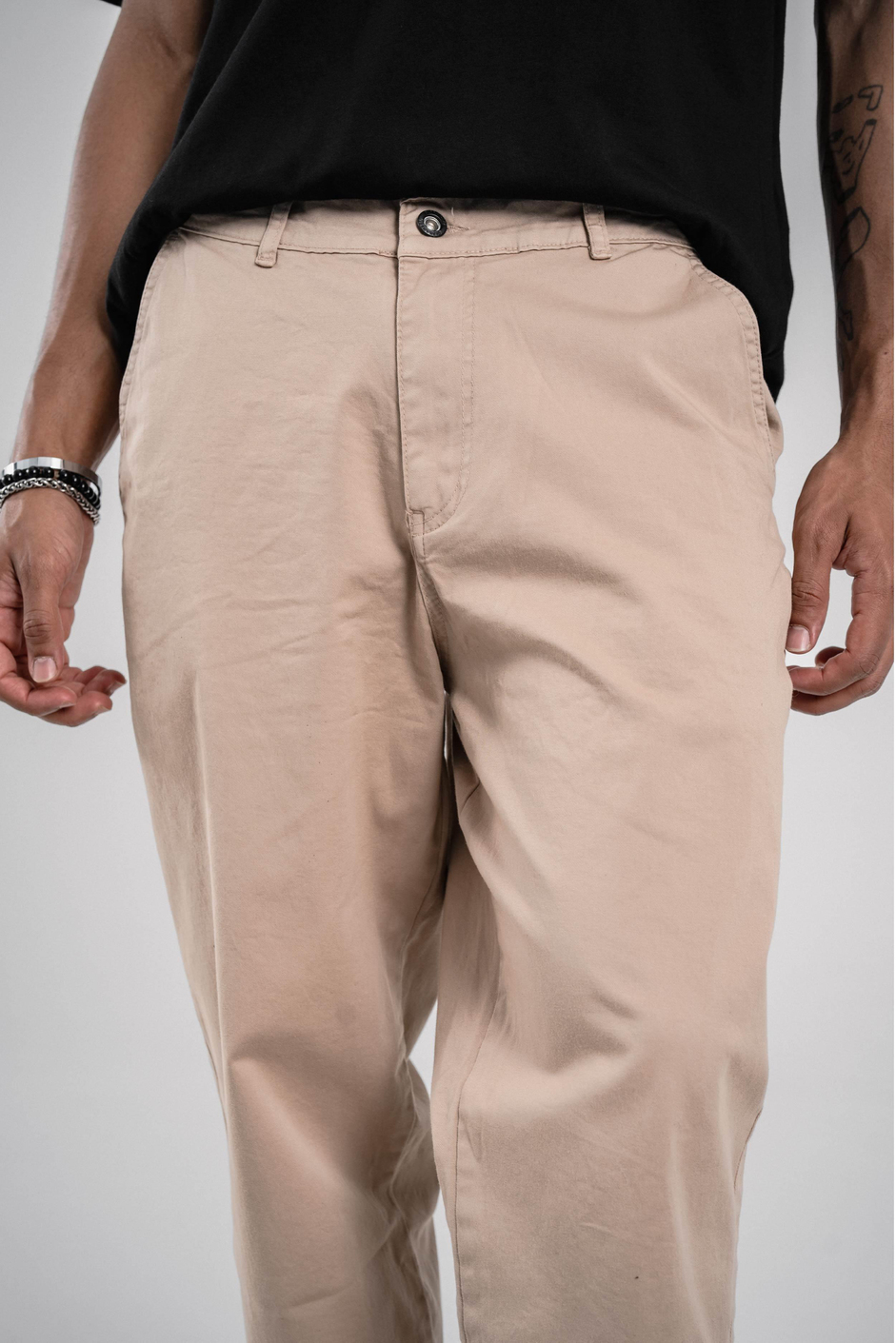 Krem Gabardin Pantolon