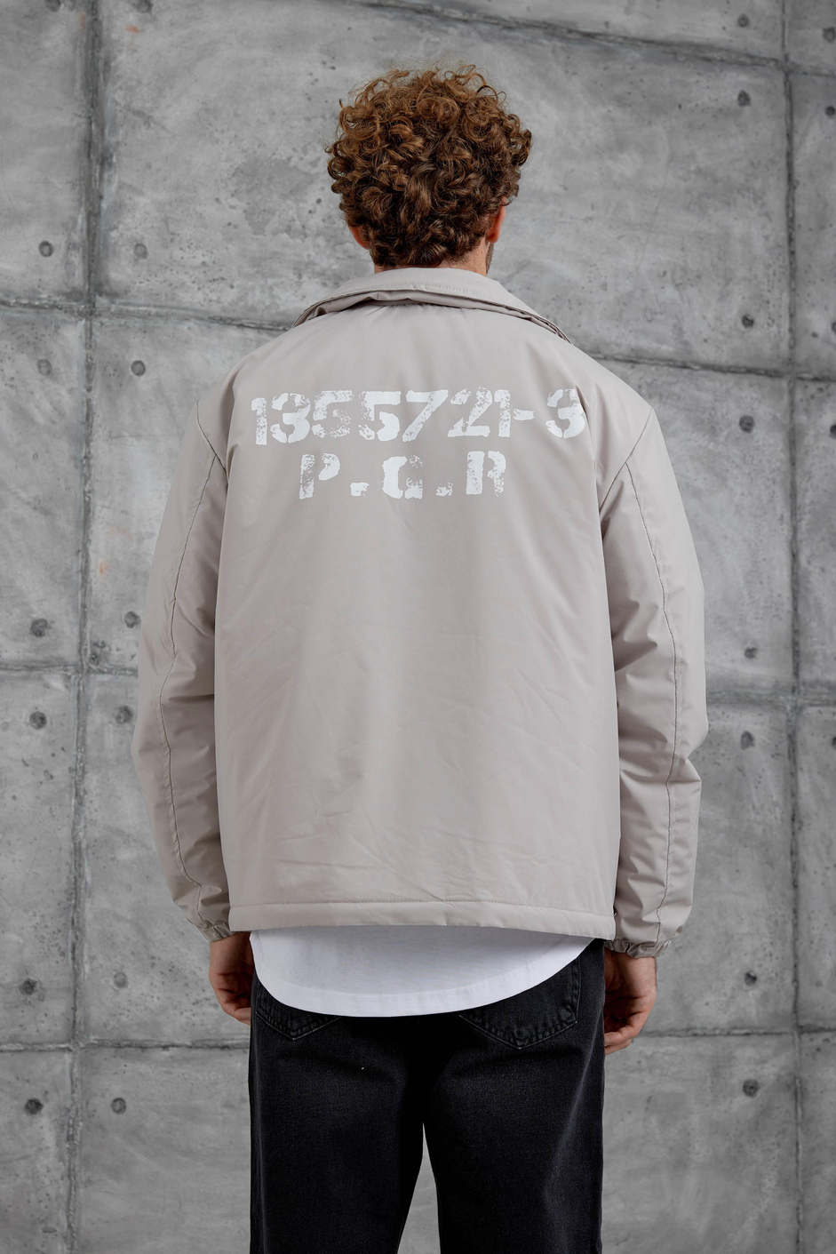 Krem Nmrc Mevsimlik Oversize Ceket