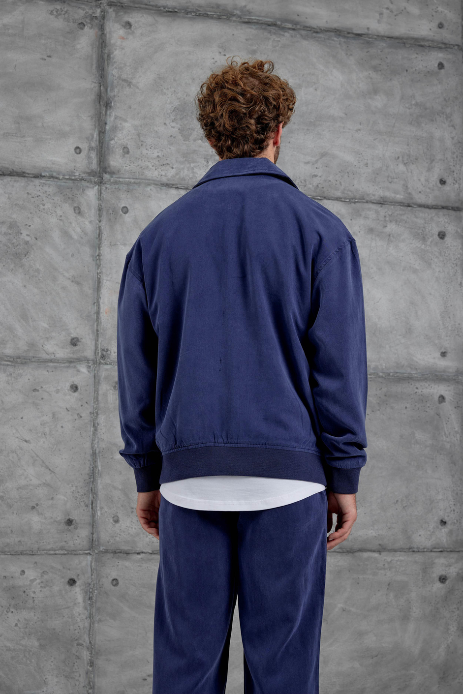 Lacivert 251 Modal Kumaş Oversize Takım