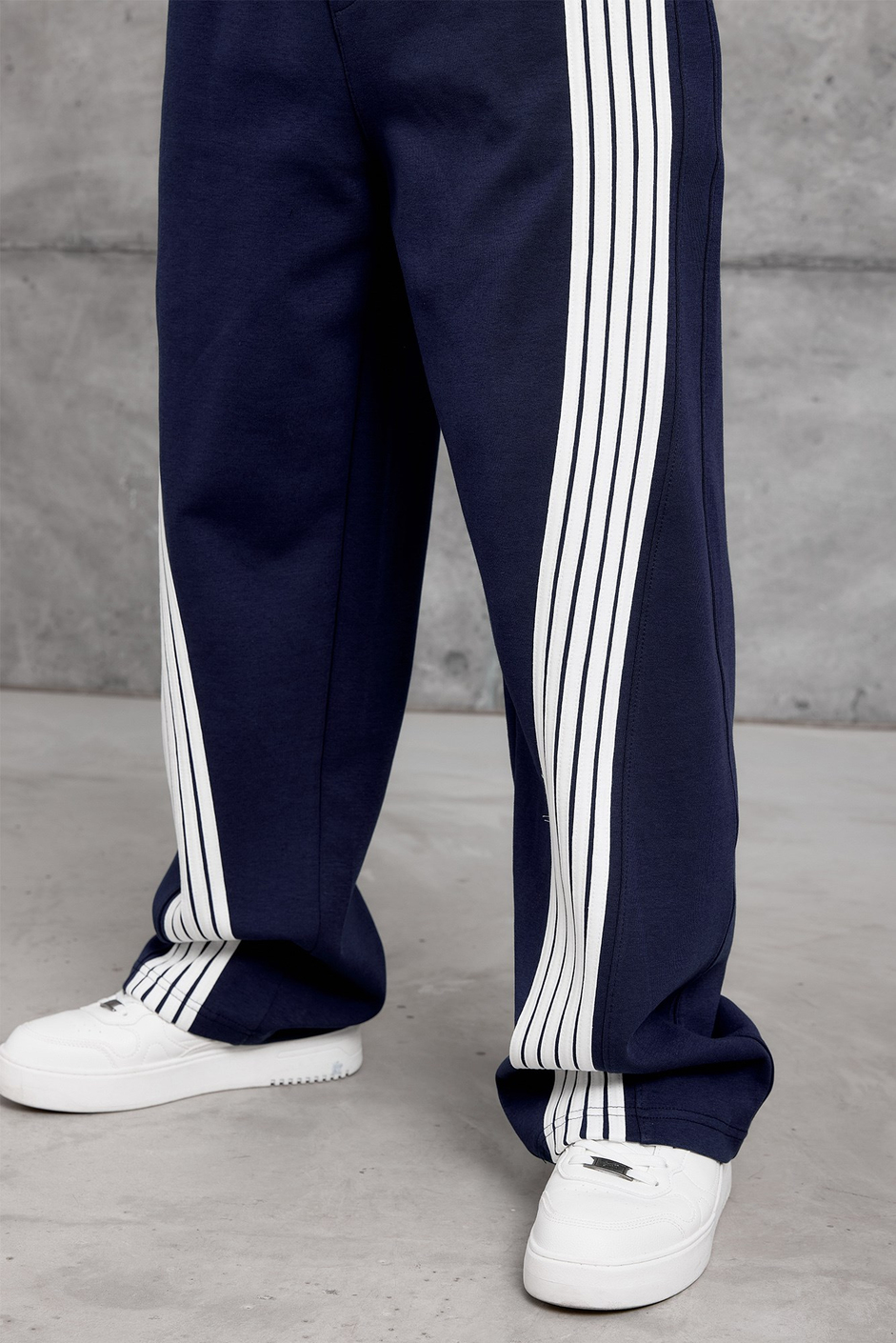 Lacivert 5 ÇİZGİ BAGGY EŞOFMAN ALTI