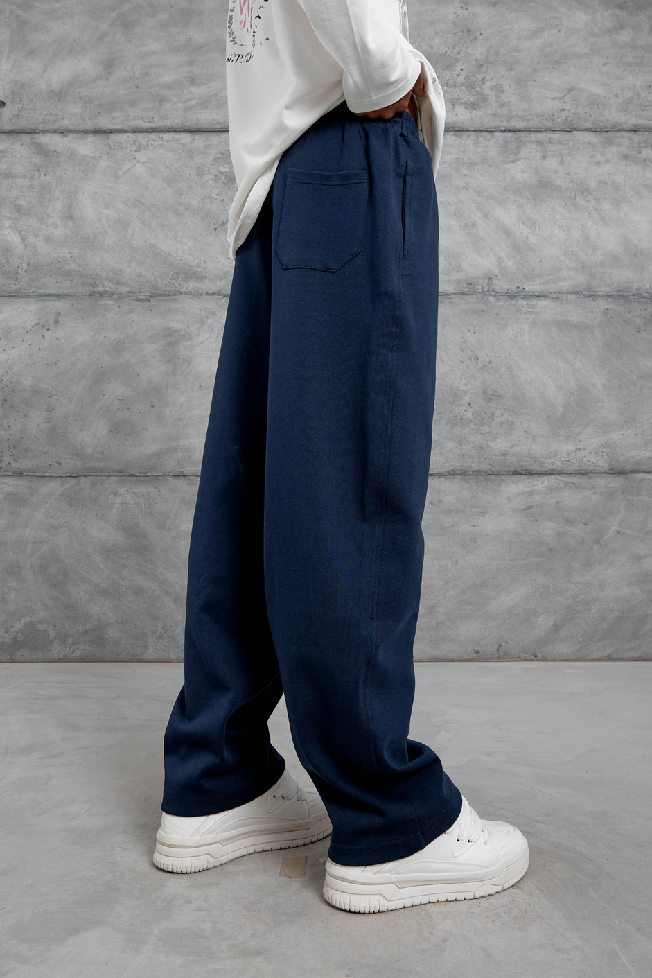 Lacivert Basic Model Eşofman