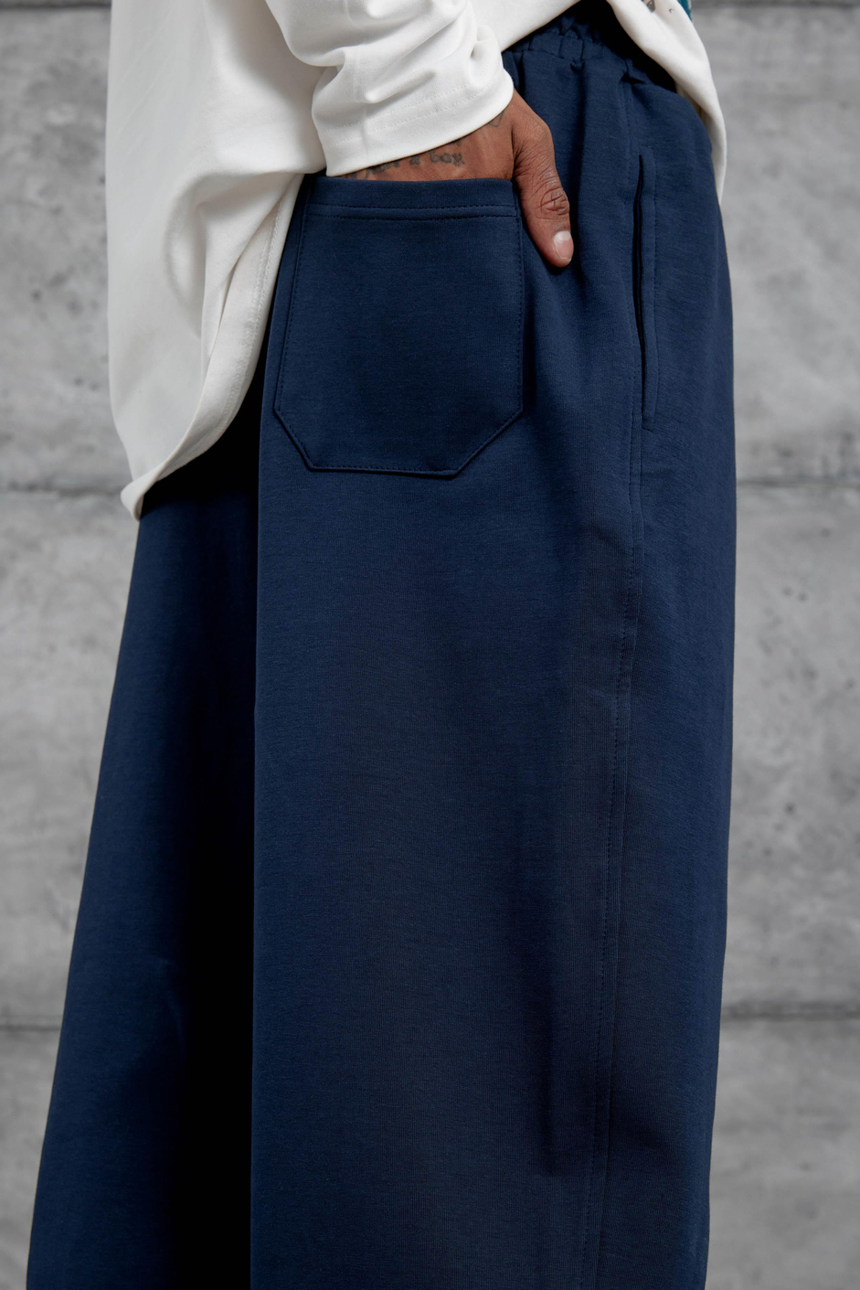 Lacivert Basic Model Eşofman