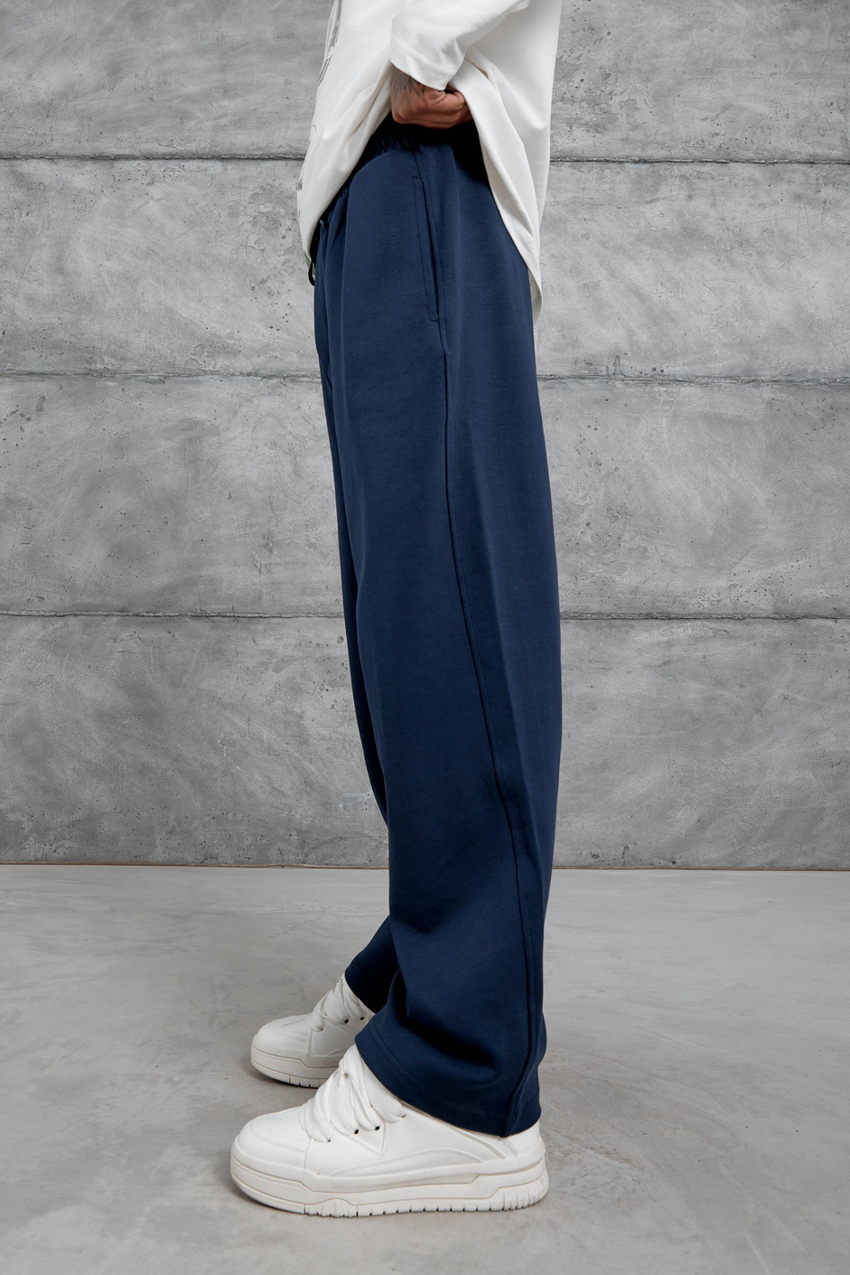Lacivert Basic Model Eşofman