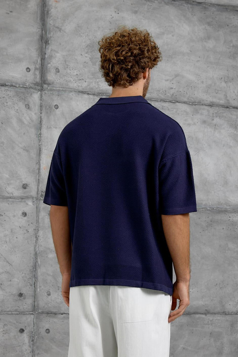 Lacivert DP KEEP BAKILI TRİKO TSHIRT
