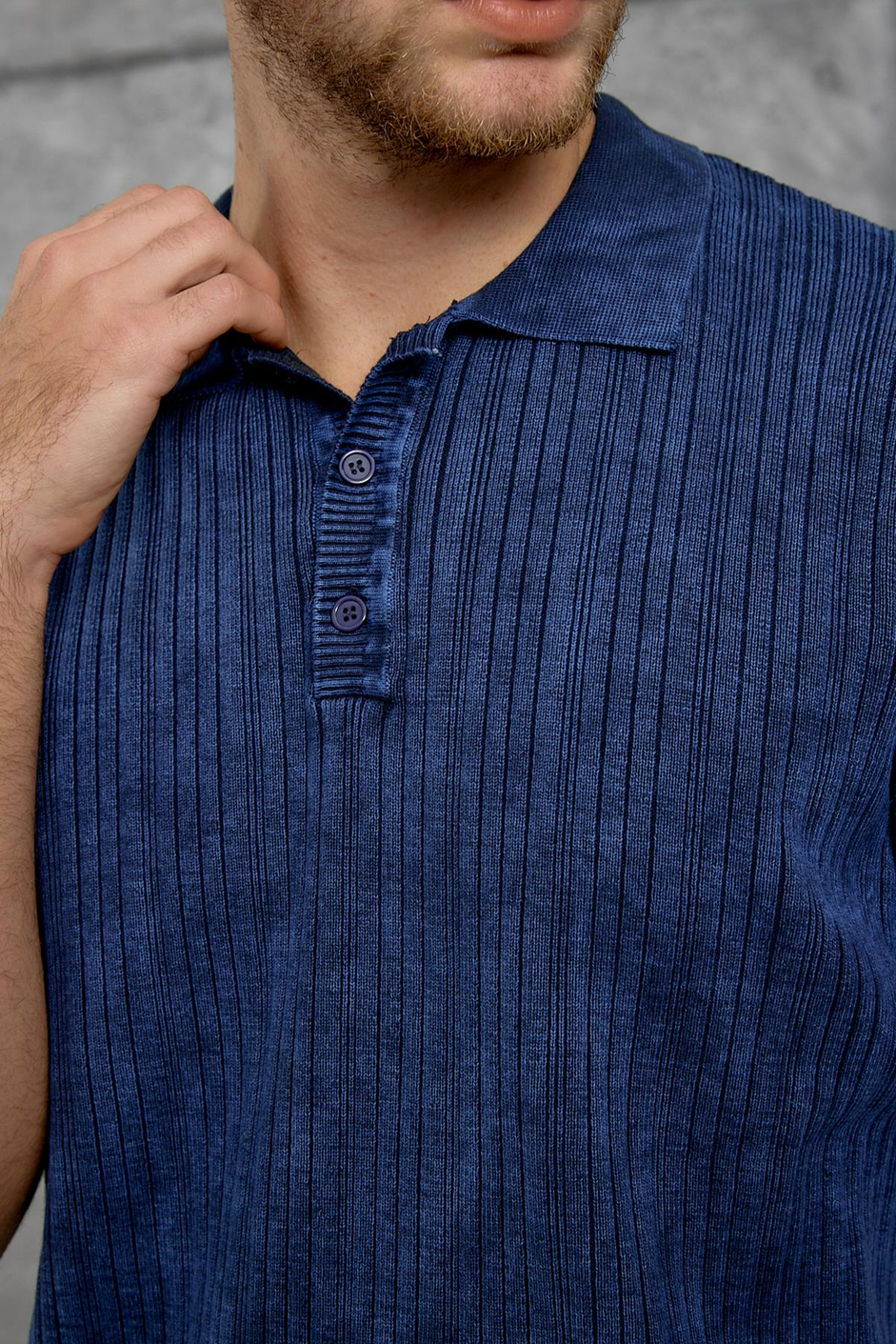 Lacivert DP OVERSIZE POLO YAKA TSHIRT