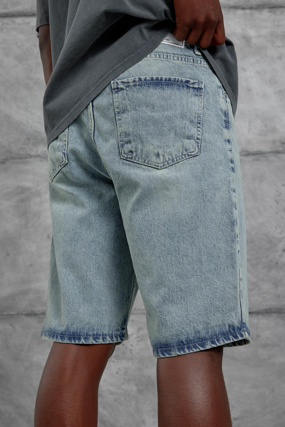 Lacivert Mb Oversize Kot Şort