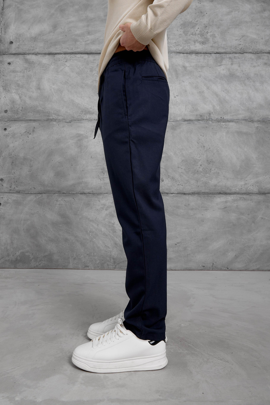 Lacivert MMX JOGGER KUMAŞ PANTOLON