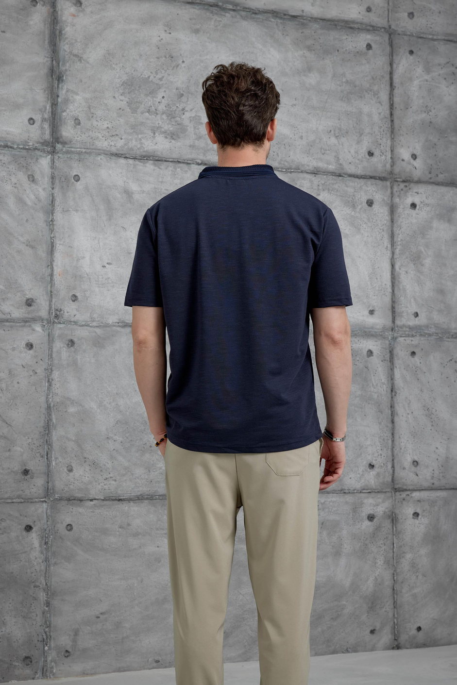Lacivert Mrk Polo Yaka  Tshirt