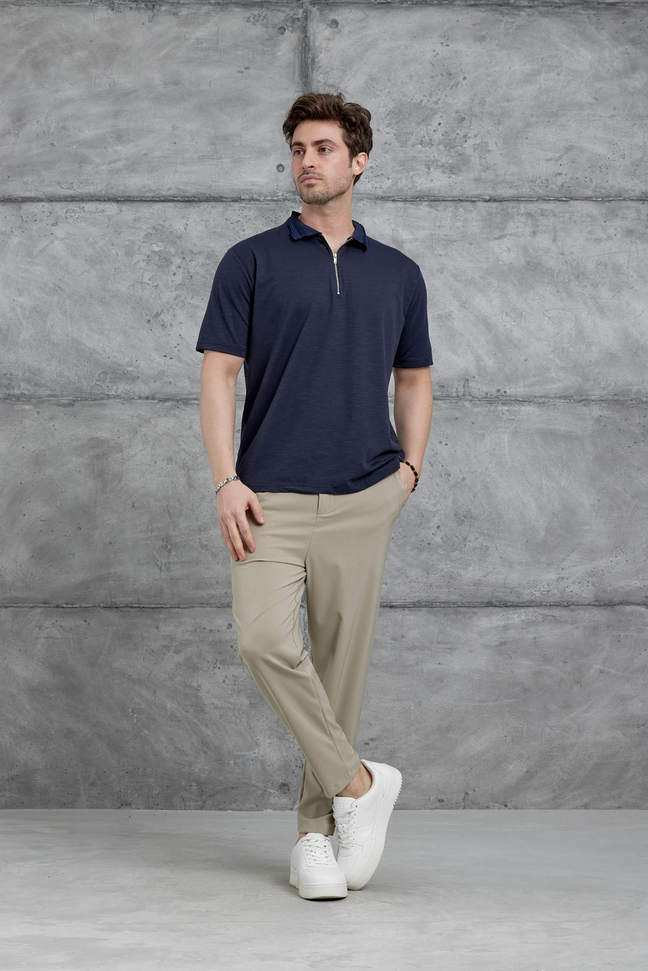 Lacivert Mrk Polo Yaka  Tshirt