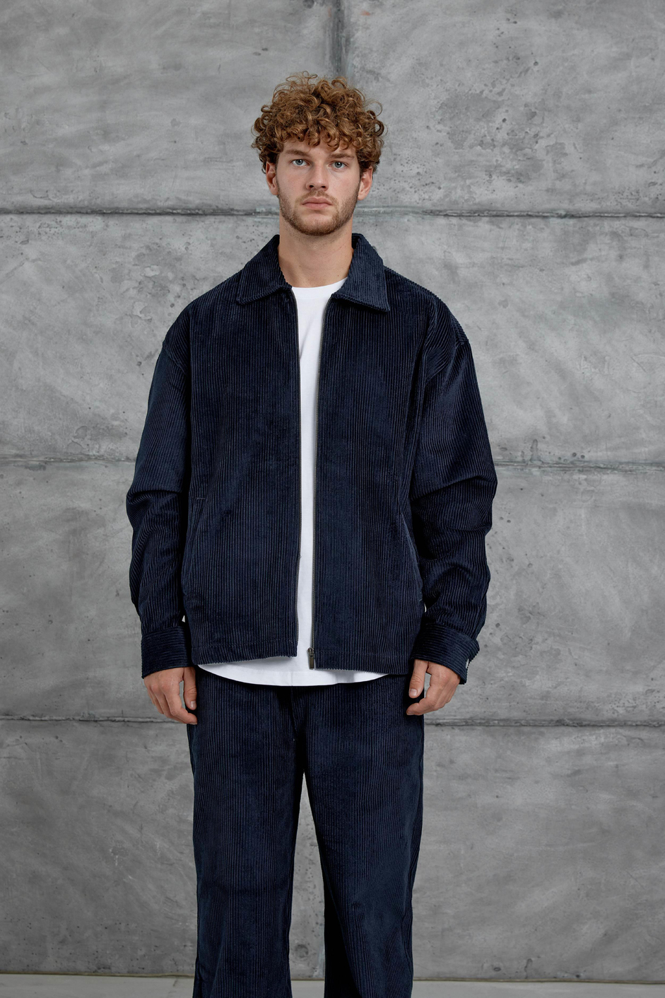 Lacivert Nmrc Oversize Kadife Takım