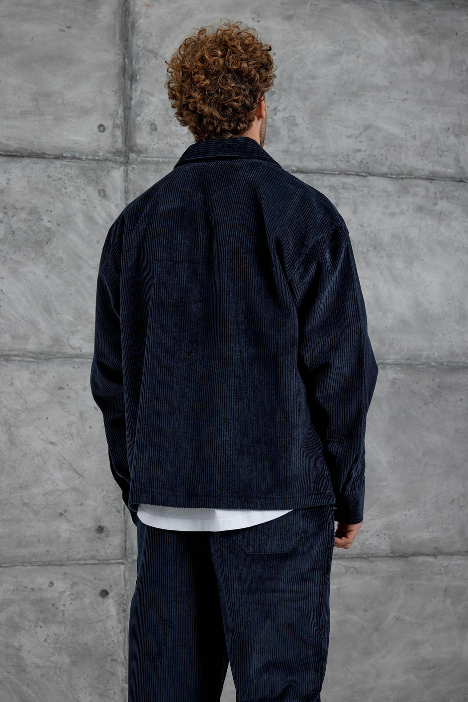 Lacivert Nmrc Oversize Kadife Takım