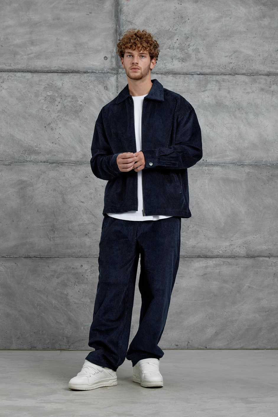 Lacivert Nmrc Oversize Kadife Takım