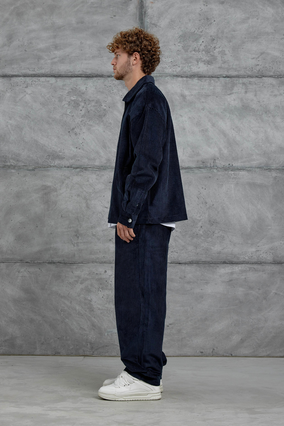 Lacivert Nmrc Oversize Kadife Takım