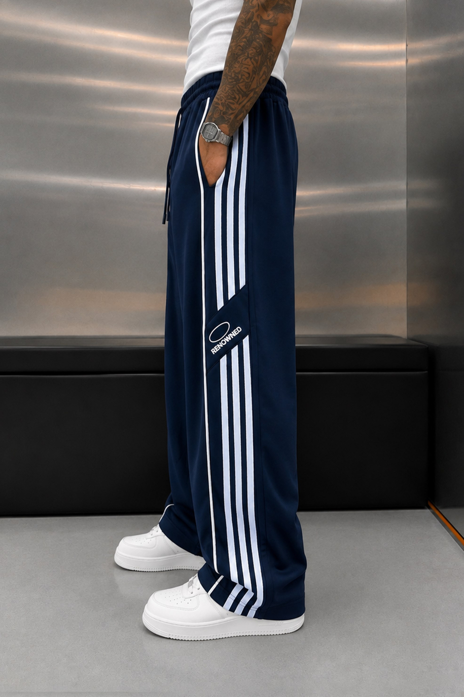Lacivert RENOWNED BAGGY EŞOFMAN ALTI