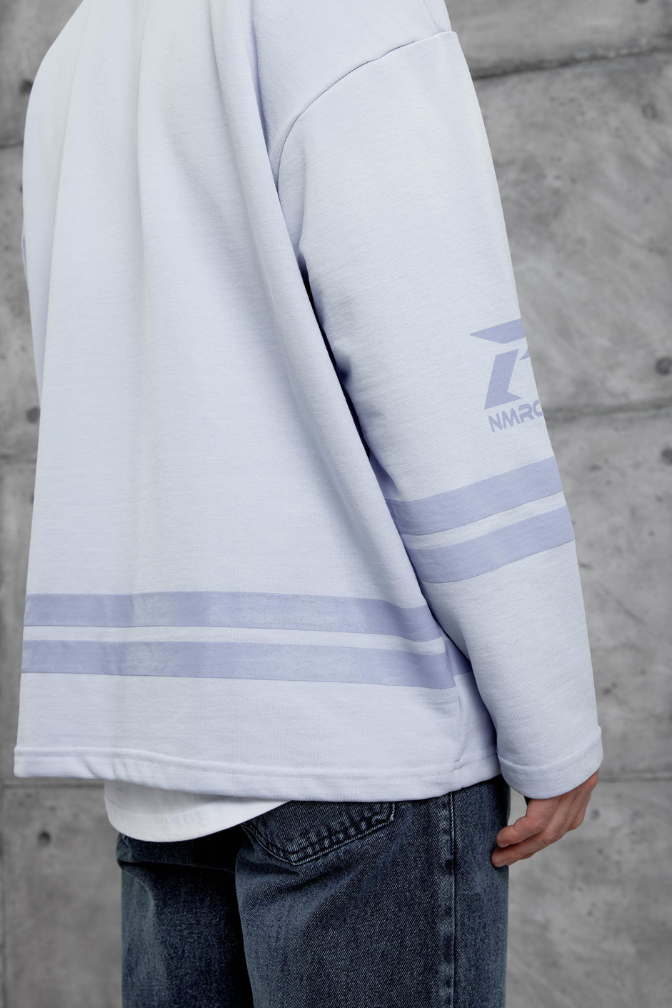 Lila Nmrc 00 Baskılı Oversize Sweatshirt