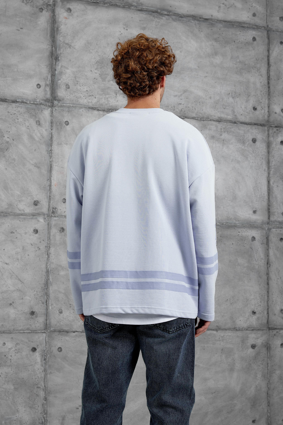 Lila Nmrc 00 Baskılı Oversize Sweatshirt