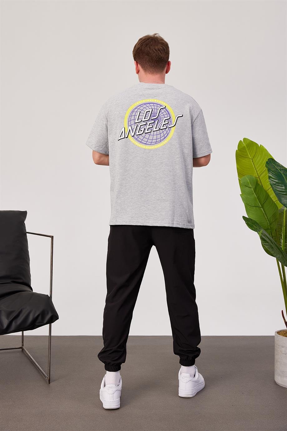 Los Angeles Gri Tshirt
