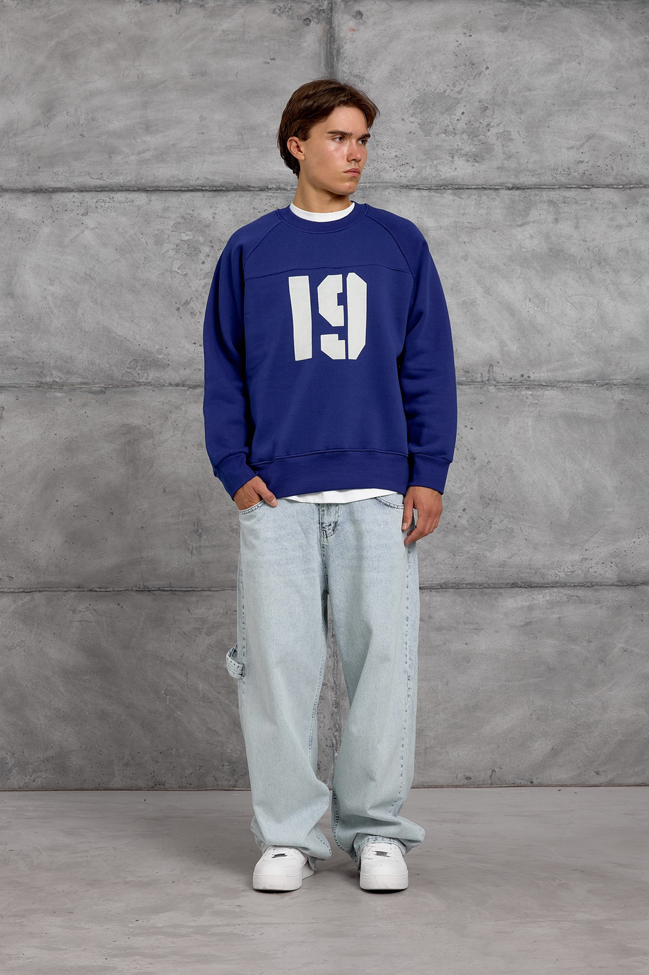 Mavi 19 BASKILI OVERSIZE SWEATSHIRT