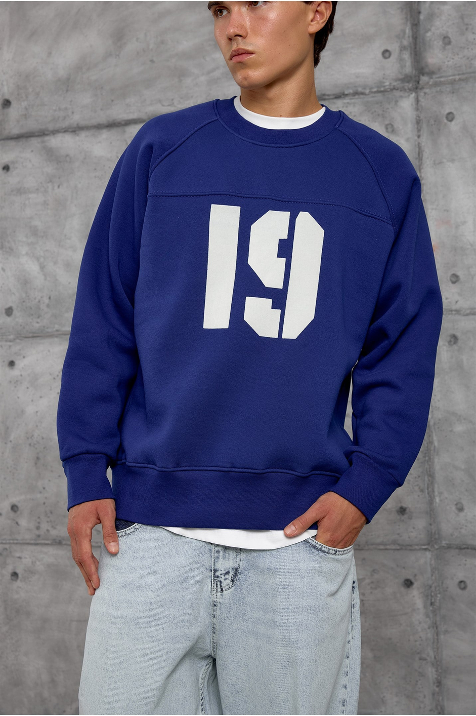 Mavi 19 BASKILI OVERSIZE SWEATSHIRT