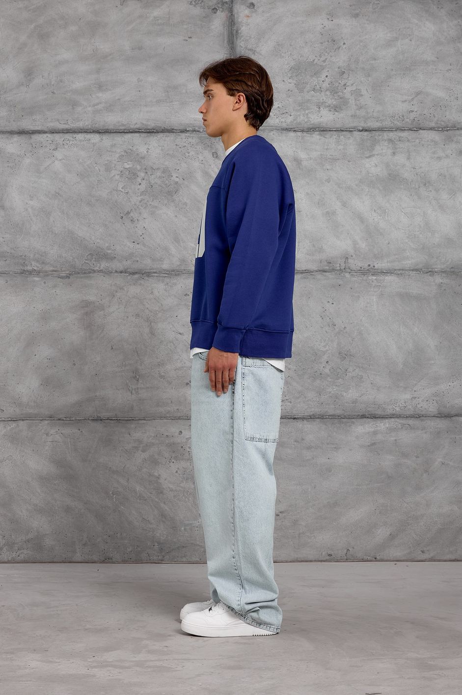 Mavi 19 BASKILI OVERSIZE SWEATSHIRT