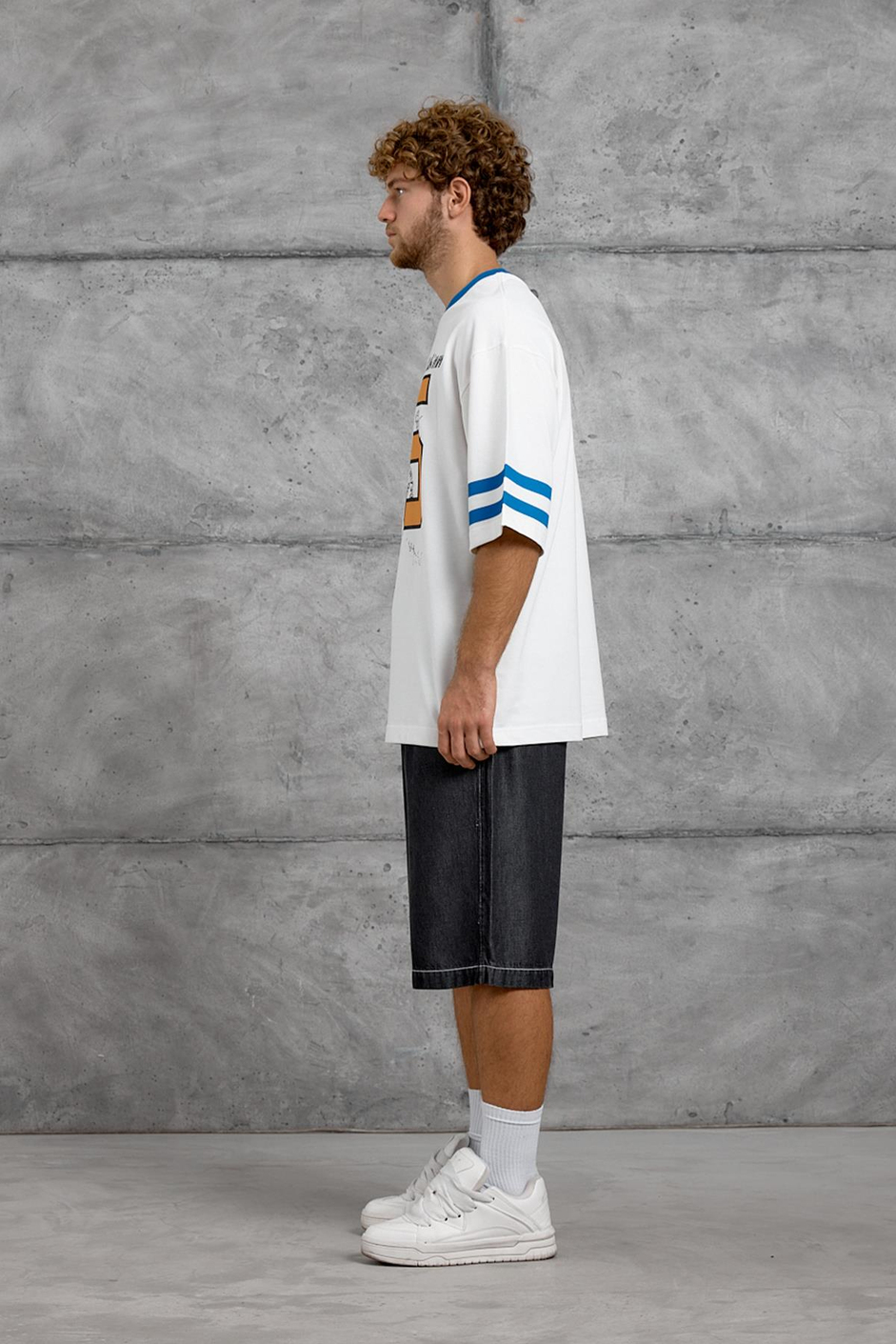 Mavi 25 BASKI OVERSIZE TSHIRT