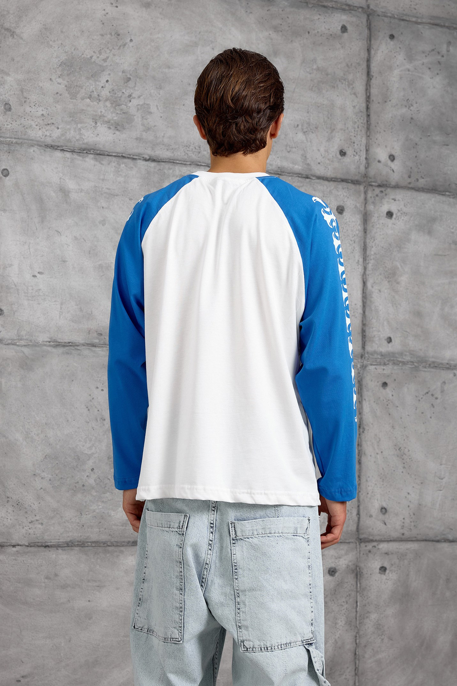 Mavi CEPLİ OVERSIZE SWEATSHIRT