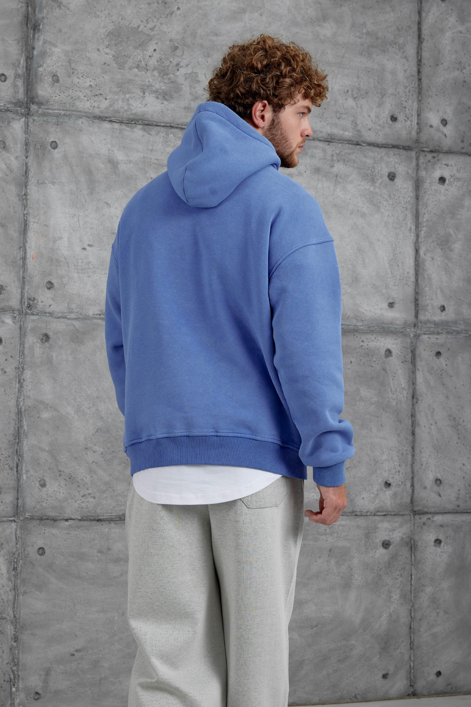 Mavi Disrupt Yazılı Şardonlu Oversize Sweatshirt