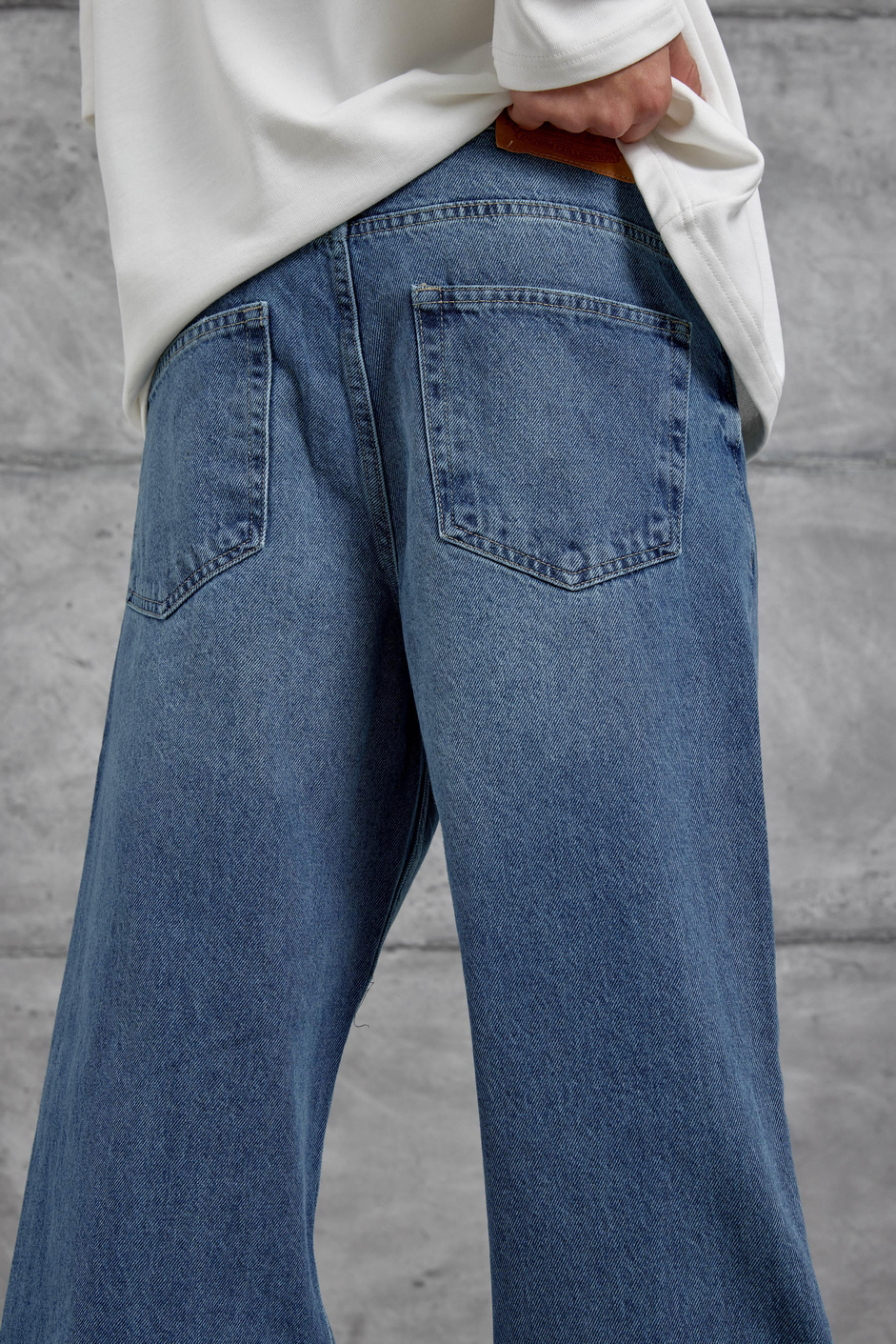 Mavi GST BAGGY KALIP TAŞLAMALI JEAN
