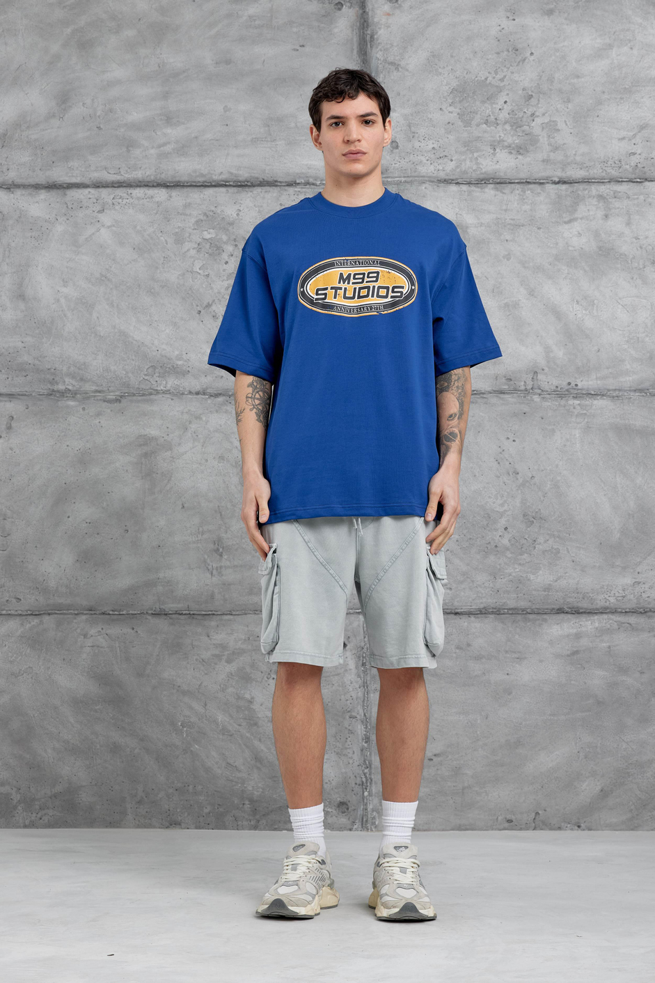 Mavi M99 Studio Yazılı Oversize Tshirt