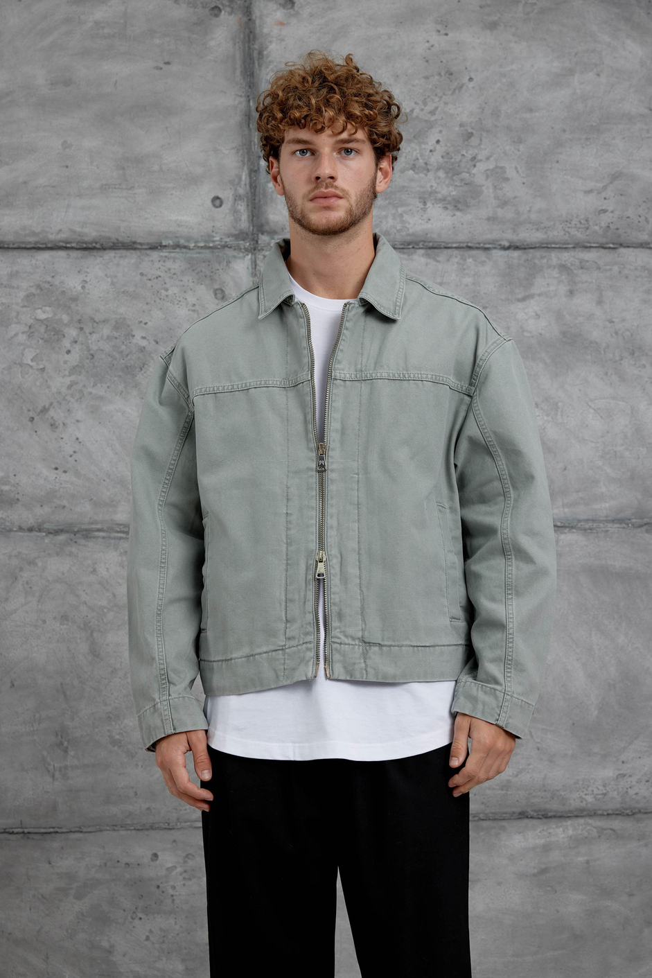 Mint Yeşili Mmx Oversize Kot Ceket