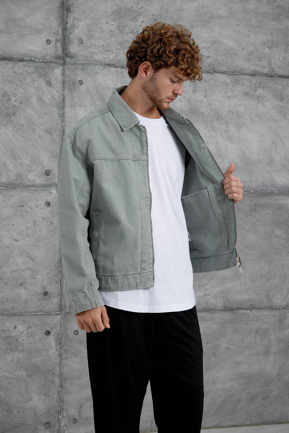 Mint Yeşili Mmx Oversize Kot Ceket